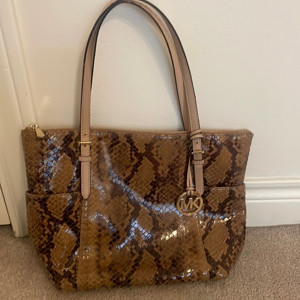 Michael Kors Snakeskin Tote